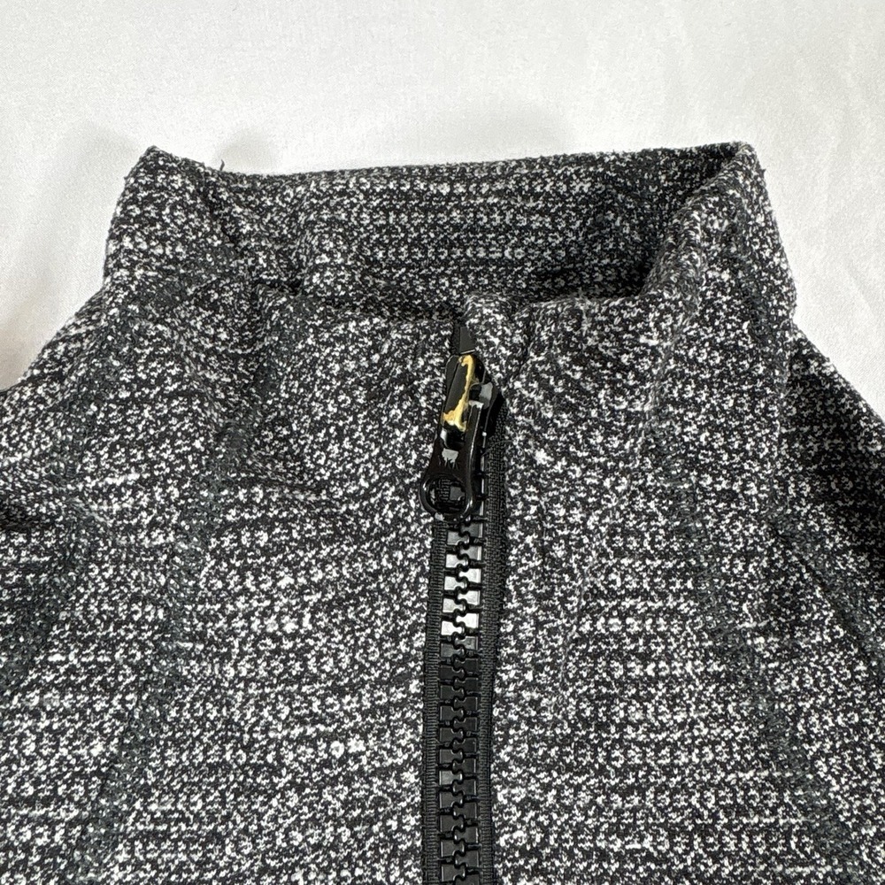 Lululemon Womens Define Jacket Luon Heathered Black Sz 6 Zip Pockets Full Length - Picture 5 of 11
